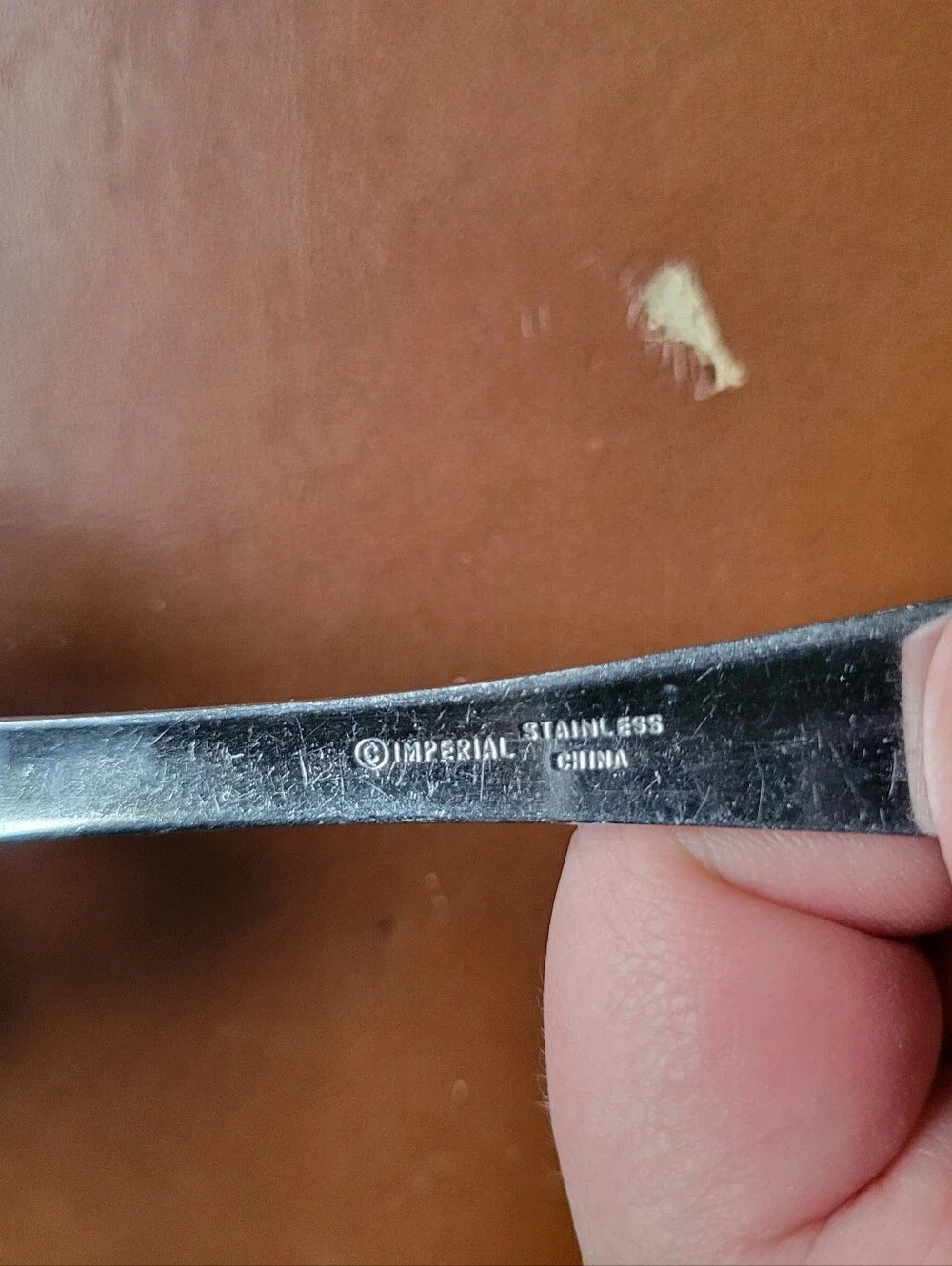 2 Imperial Stainless Korea Slotted Serving Spoons